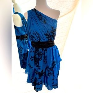Max and Cleo one shoulder dress